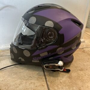 Speed & Strength Full face helmet WITH Cardo Packtalk Bold Bluetooth DOT Medium